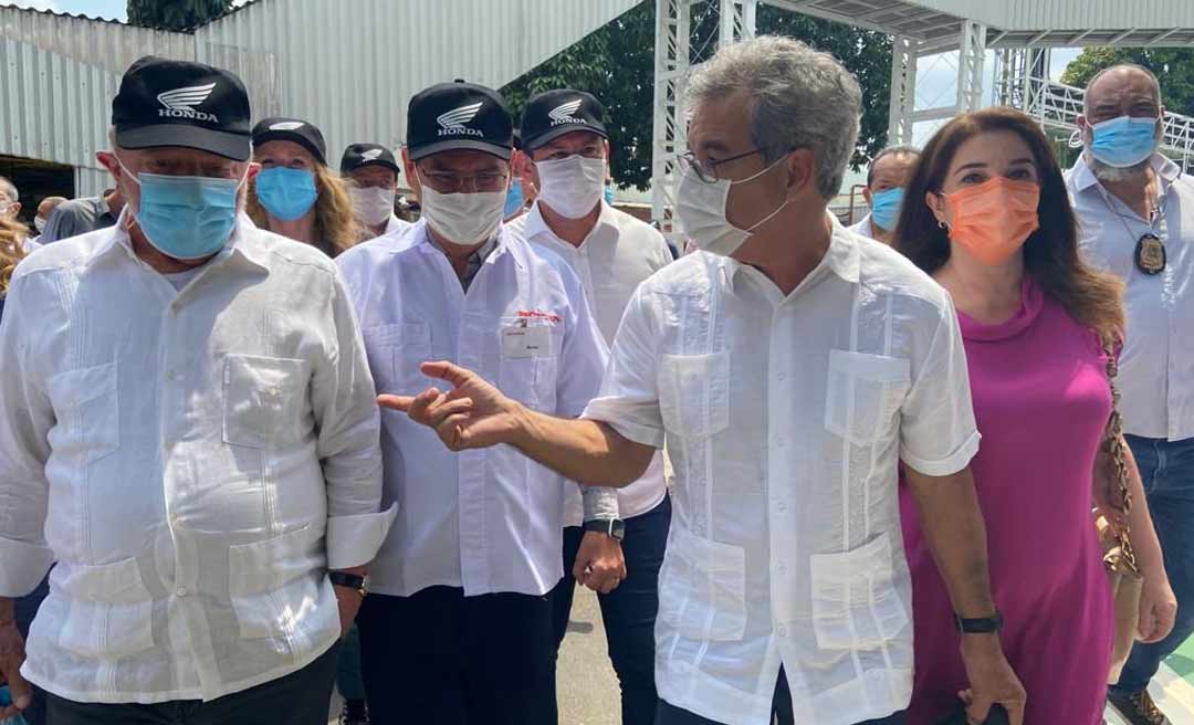 Jorge Viana e Nazaré Araújo têm encontro com Lula em agenda em Manaus