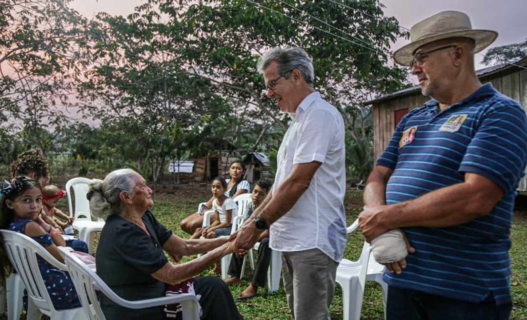 No Juruá, Jorge Viana lamenta abandono de produtores e firma compromisso de alavancar o progresso da região