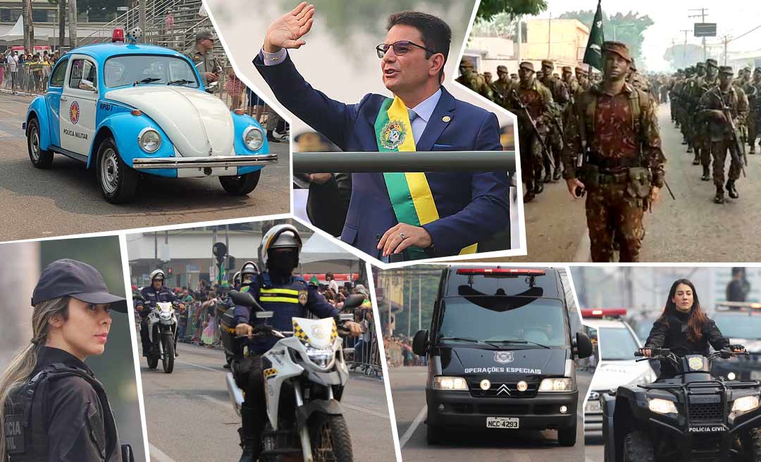 Veja a galeria de fotos do desfile da Independência em Rio Branco nesta quarta-feira