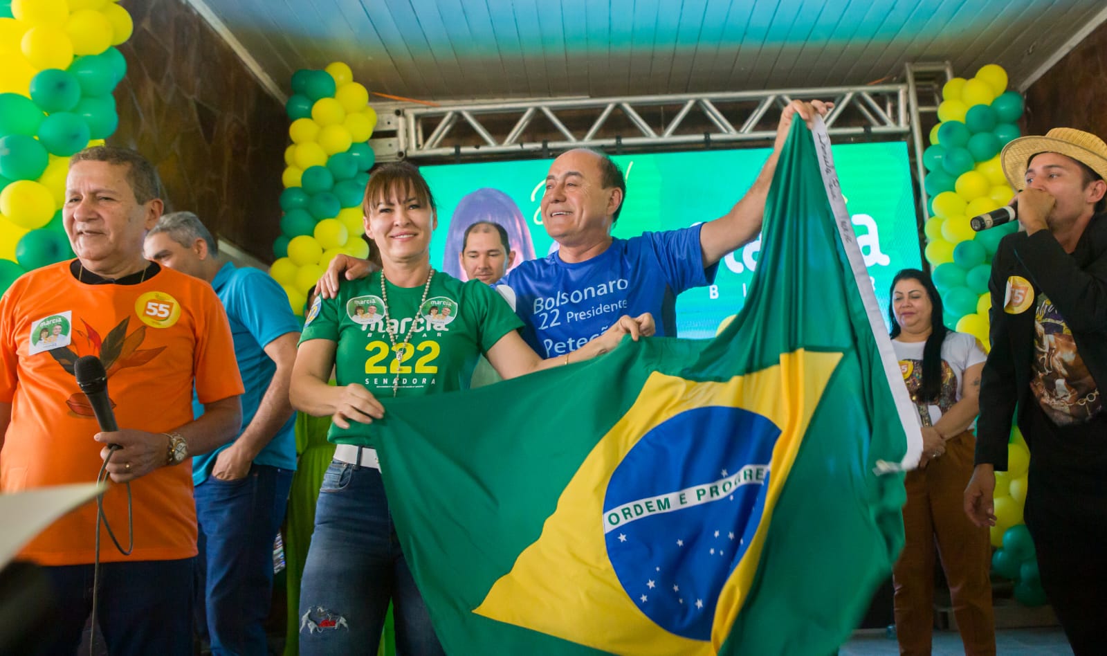 “Apoiamos a Marcia porque precisamos eleger alguém que vai ajudar ao nosso presidente Bolsonaro”, diz Bocalom em evento