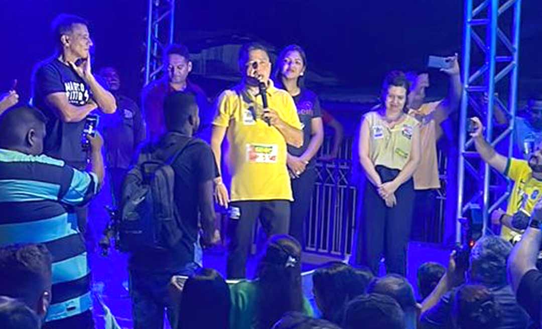 Com a força do povo, Eber Machado reúne multidão em evento em Rio Branco