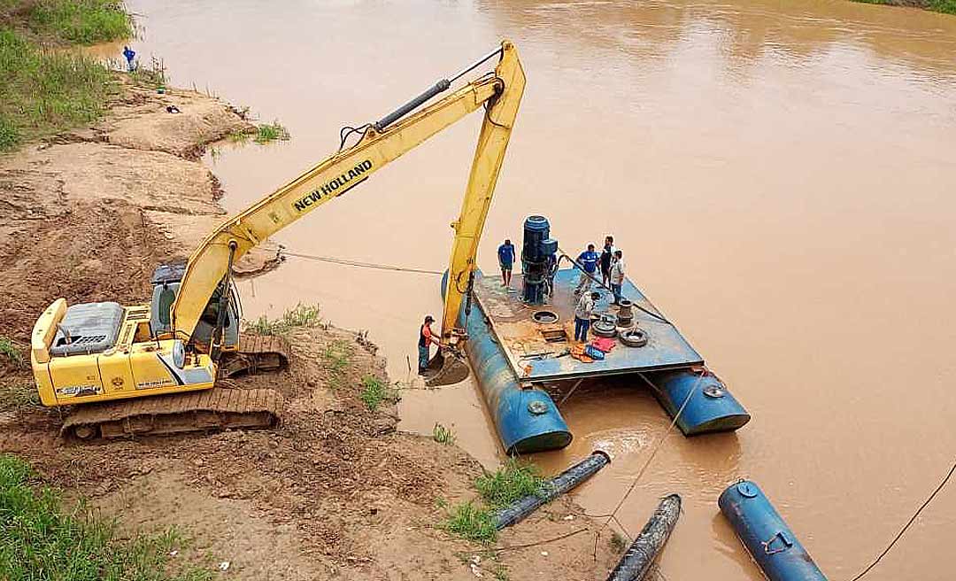 Distribuição de água na capital volta ao normal após pequena elevação no rio Acre, informa prefeitura