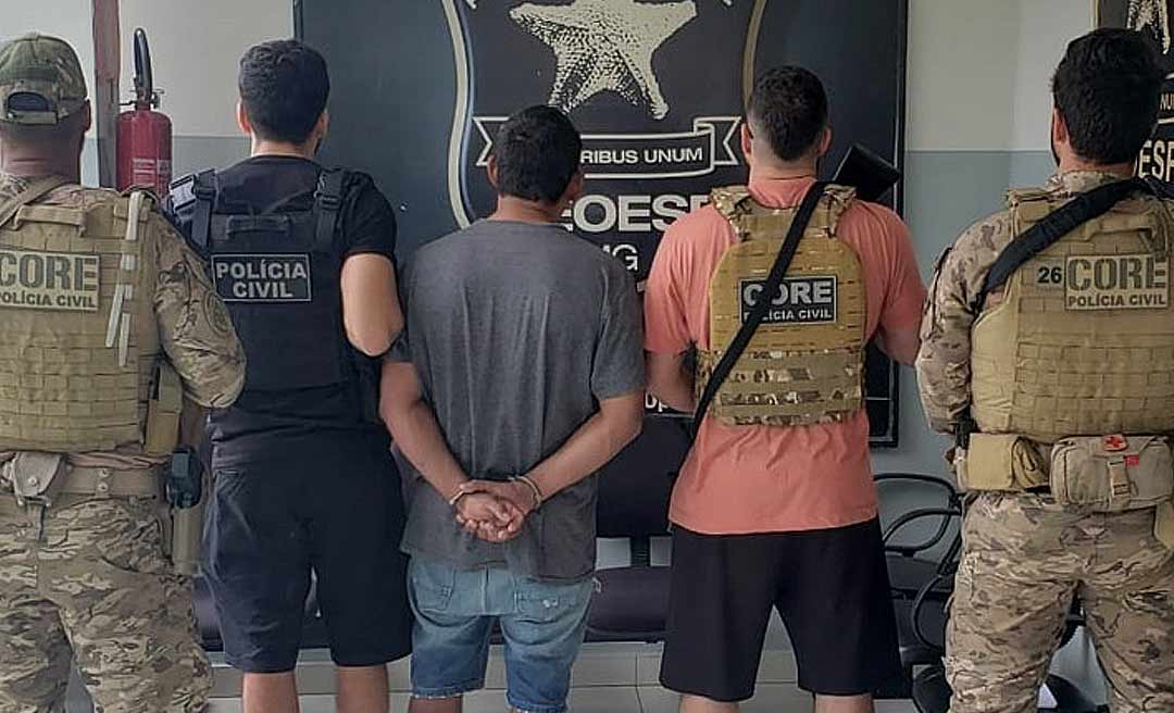 Polícia prende criminoso foragido do Acre que estava há sete anos usando documentos falsos no interior de Minas Gerais 