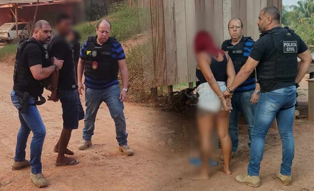 Polícia prende "casal do tráfico" que aterrorizava moradores da Sibéria em Xapuri