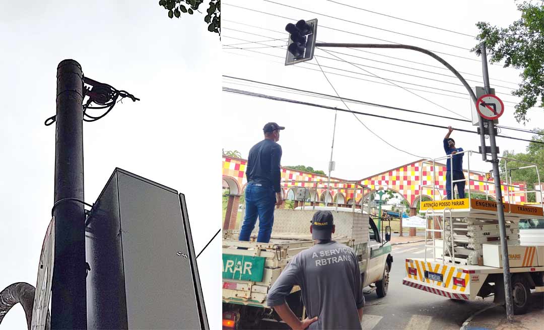 Furto de cabos deixa semáforo da rua Acre sem funcionar - O que é