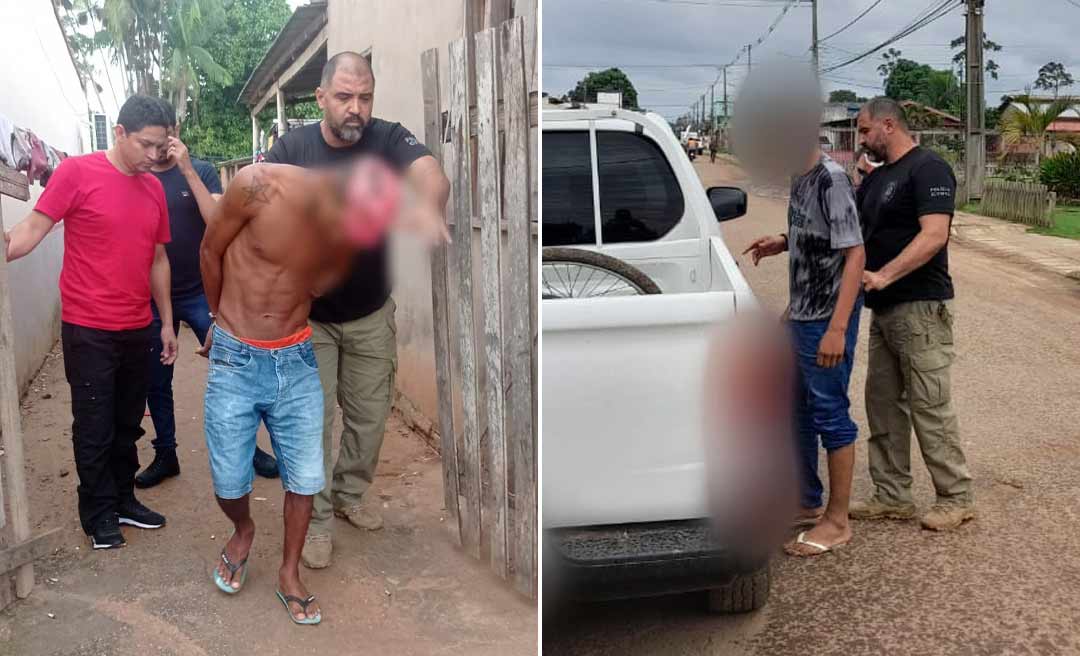 Em Xapuri, polícia prende dupla investigada por cometer vários roubos a casas de comércio