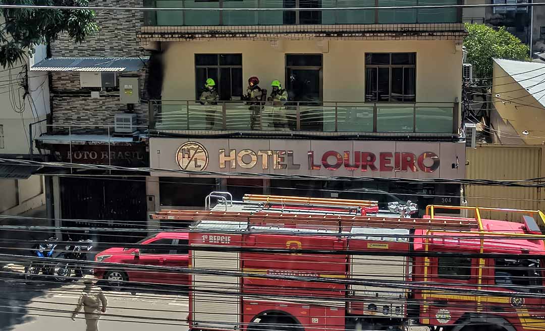 Princípio de incêndio é registrado no Hotel Loureiro em Rio Branco