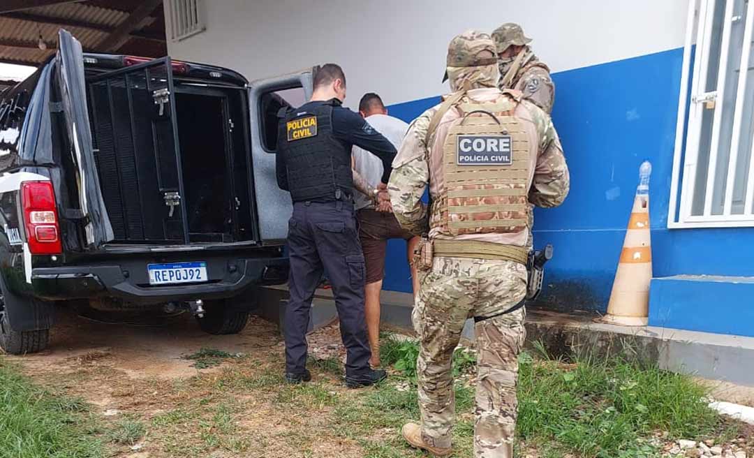 Ação integrada da Polícia Civil e Militar prende homem investigado por tráfico de drogas no Bujari