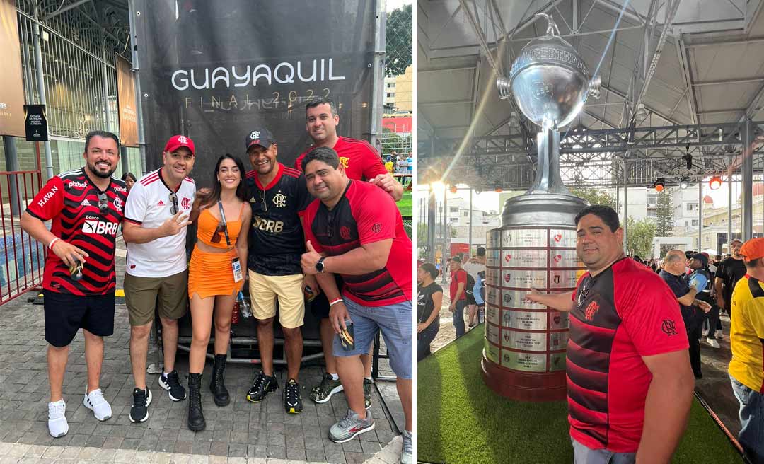 Acreano Que Percorreu Estrada E 22 Horas De Voo Para Assistir O Flamengo Na Final Da