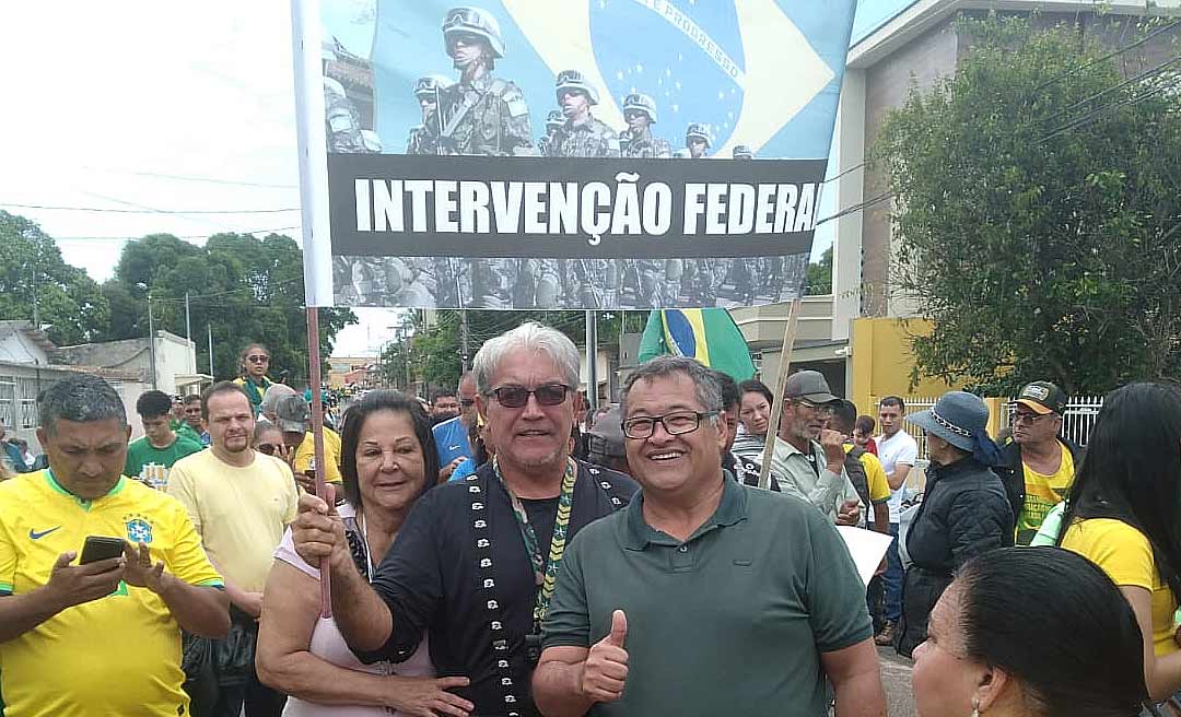 Rui Birico, comissionado do governo Gladson, pede intervenção federal na frente do 4º BIS