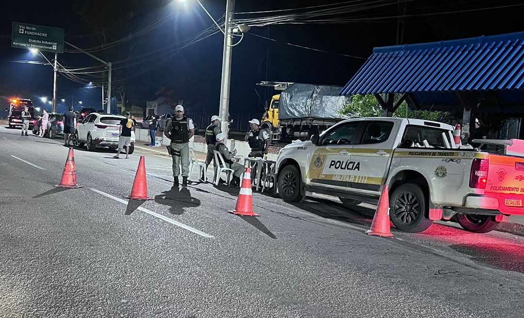 Batalhão de Trânsito realiza operação Álcool Zero e Trânsito Seguro em Rio Branco