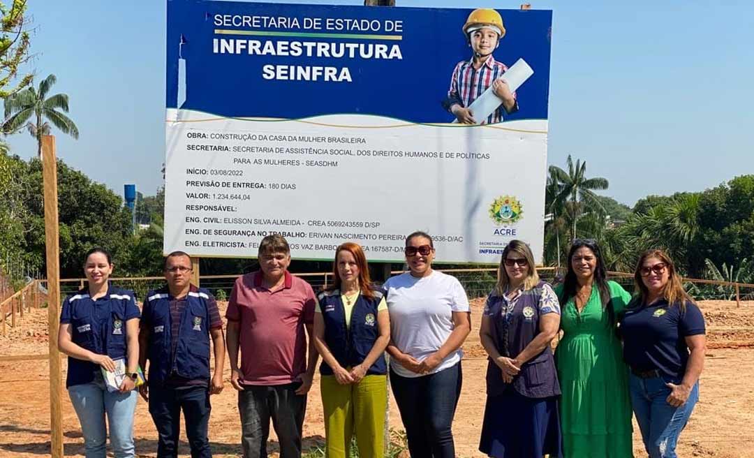 Com emenda da senadora Mailza, Casa da Mulher Brasileira começa ser construída em Cruzeiro do Sul