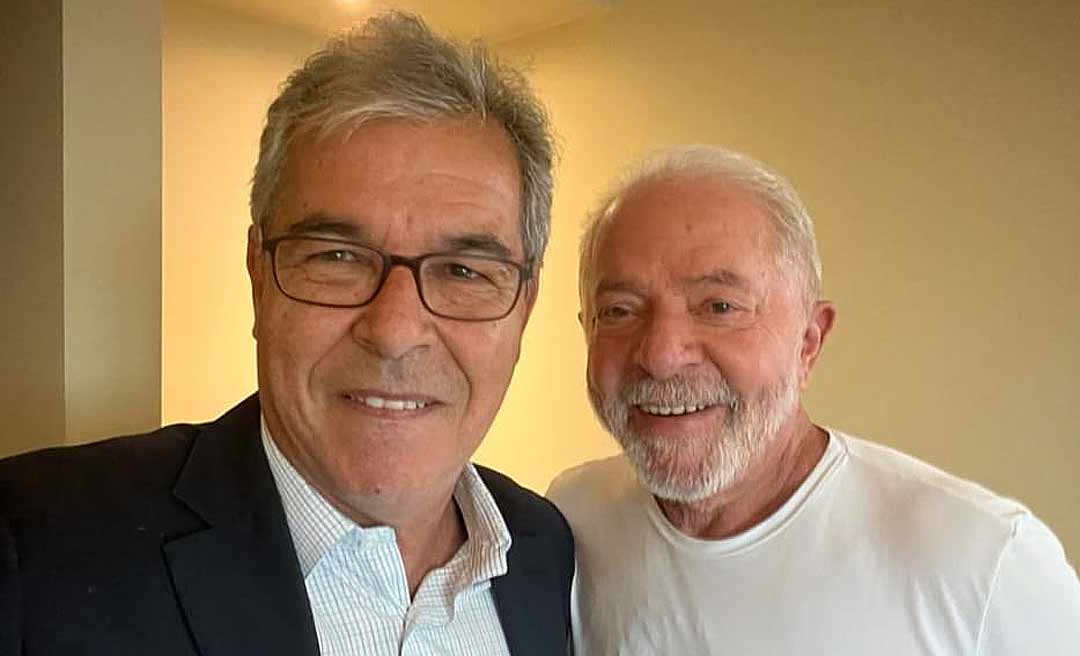 Jorge Viana se reúne com Lula em São Paulo e diz: “esperança de um Brasil pacificado”