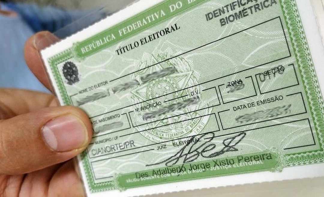 Eleitorado pode solicitar novos títulos pela internet