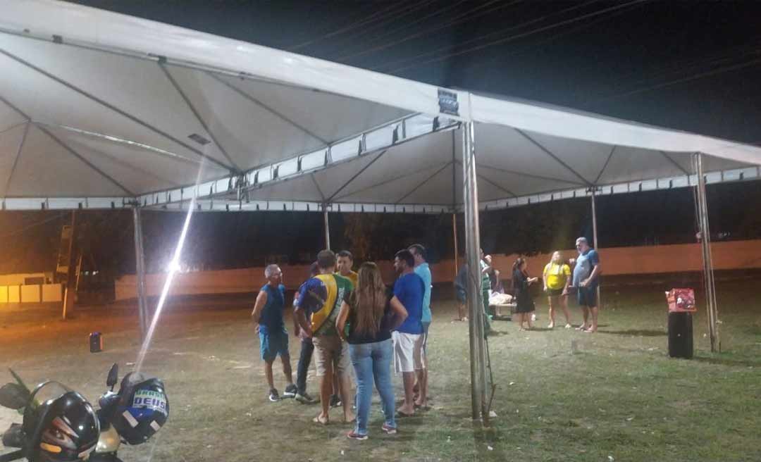 Ato bolsonarista em Cruzeiro vira fiasco e o motivo seria falta de caldo; “Quando tinha caldo e churrascada enchia”, diz manifestante