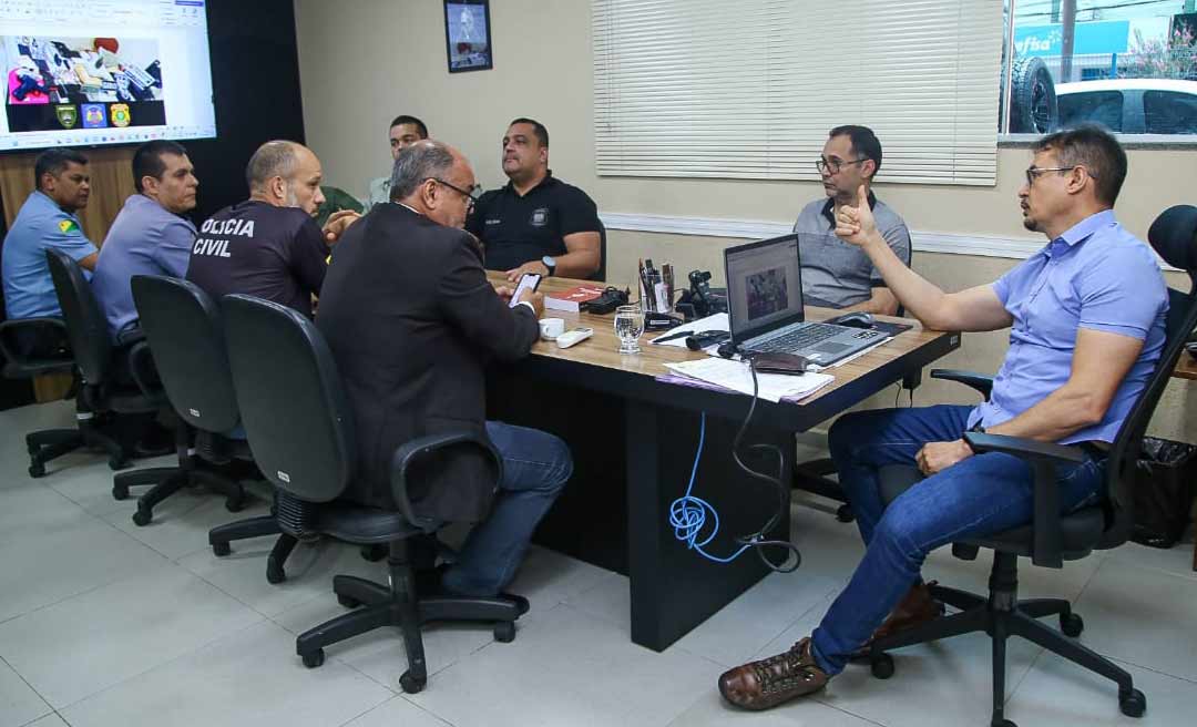 Em reunião na Sejusp, Forças de Segurança anunciam novas estratégias de combate ao crime na fronteira