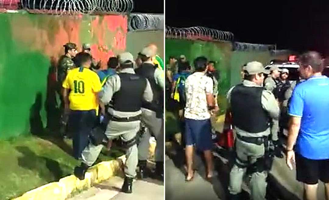 PMs e bolsonaristas discutem em frente ao 4º BIS e reforço policial é acionado