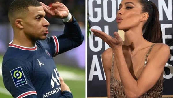 Modelo trans apontada como namorada de Mbappé, craque da França, esteve em aldeia no Acre