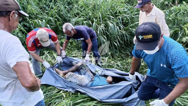 Corpo de colono assassinado a tiros é resgatado pela polícia no Seringal Cachoeira