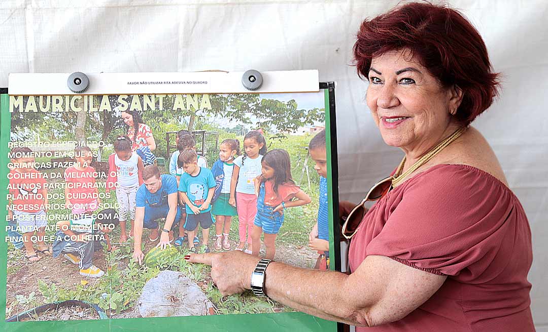 Educação municipal apresenta projeto Hortas e Fazendinha na Mostra Viver Ciência 