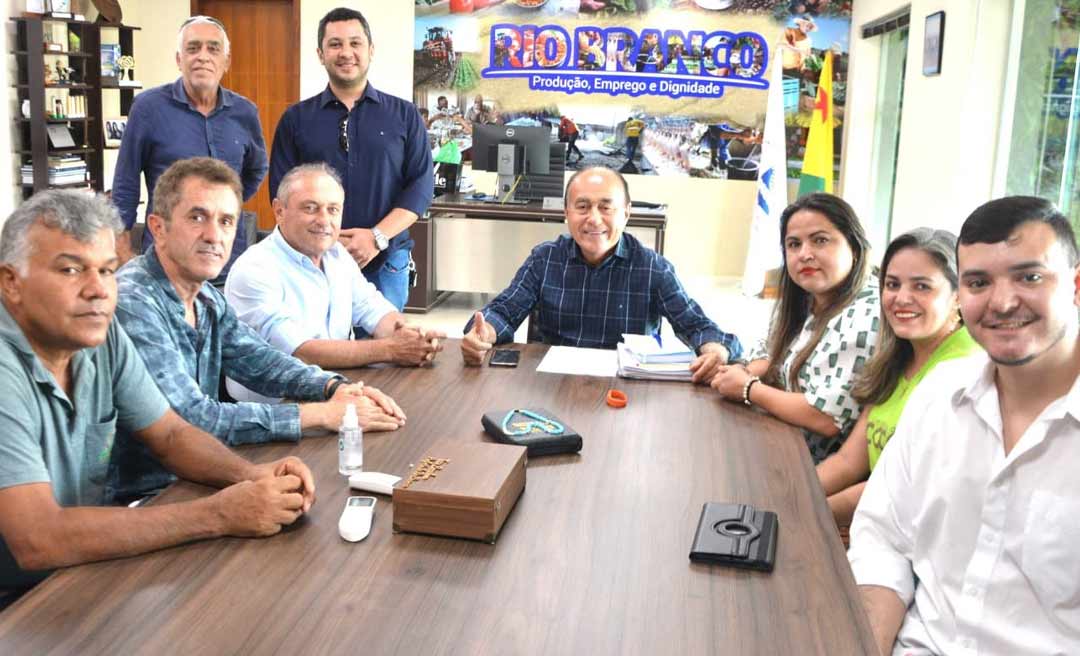 Prefeito de Rio Branco recebe Sindicato da Indústria de Produtos Alimentares do Acre e confirma parceria