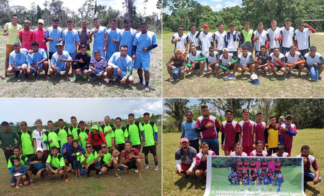 Na fase final, equipes disputam no sábado o troféu do 1º Campeonato Rural de Futebol de Tarauacá