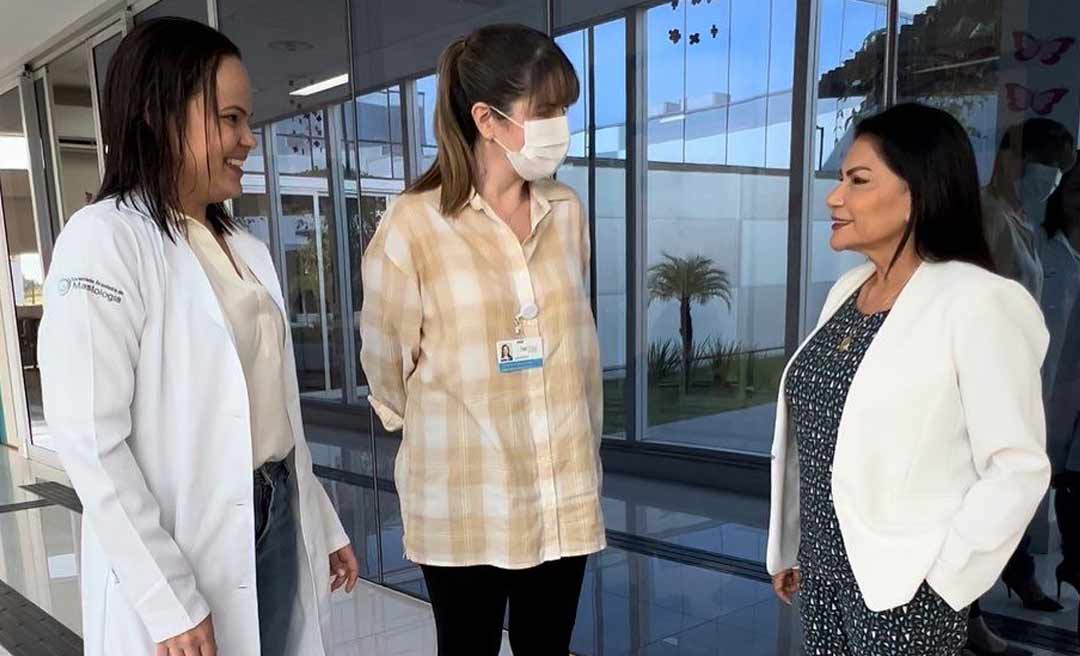 Antonia Sales visita Hospital de Amor e anuncia emenda de meio milhão de reais para ampliar atendimentos de saúde