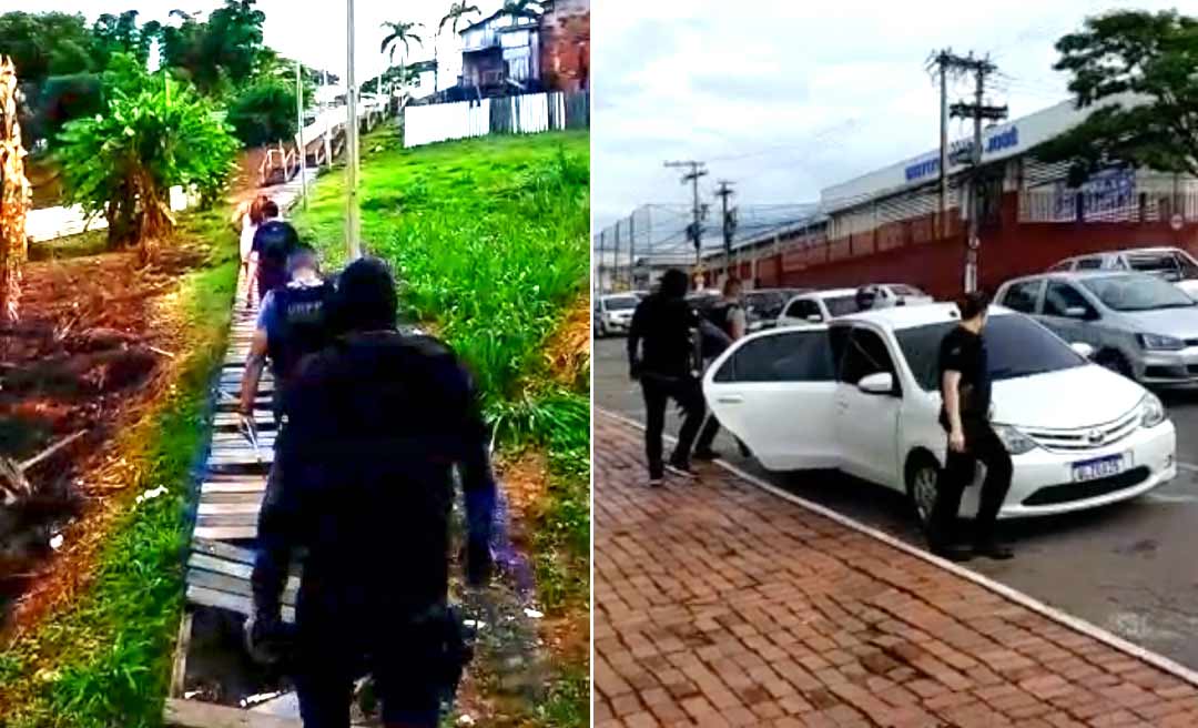 Polícia prende duas pessoas em flagrante por tráfico de drogas no bairro Papouco, em Rio Branco