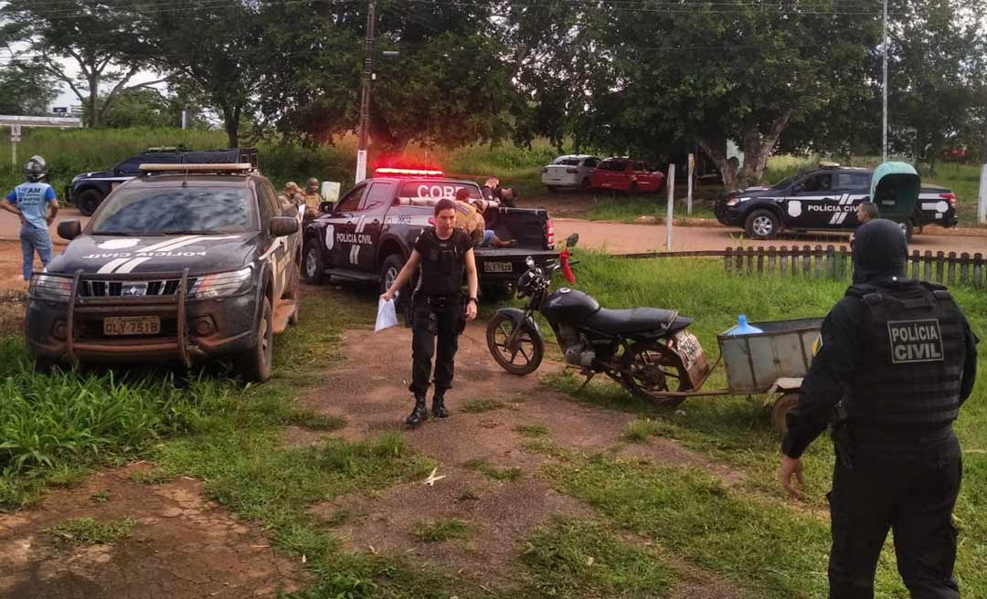 Polícia Civil deflagra operação “Civitas” e cumpre 27 mandados no Distrito de Vila Campinas e em Rio Branco