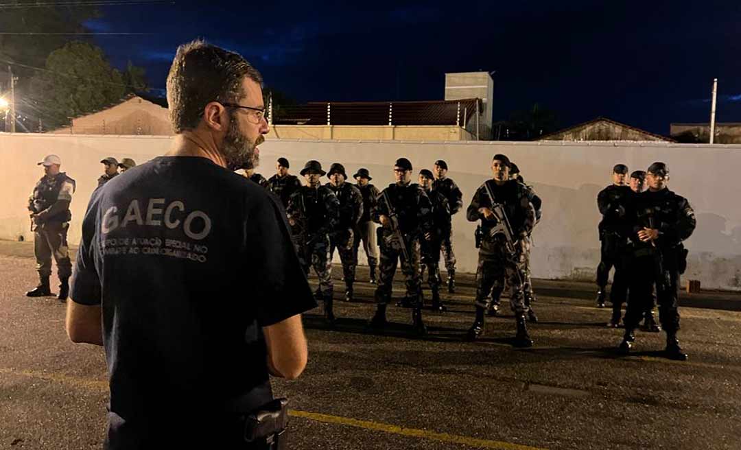 Gaeco e Polícia Militar cumprem mandados de busca e apreensão em