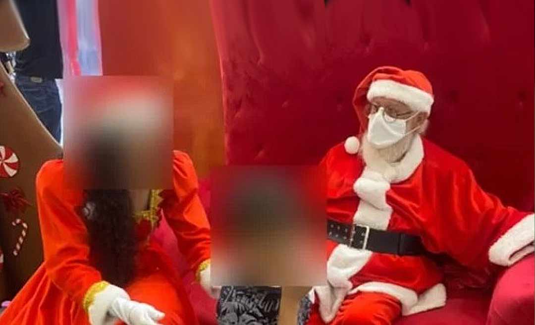 Papai Noel se recusa a abraçar criança com autismo em shopping e perde o emprego