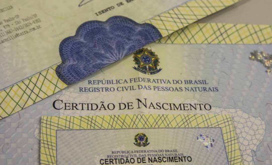 Portaria proíbe cobrança de taxa para registro tardio de nascimento em Bujari