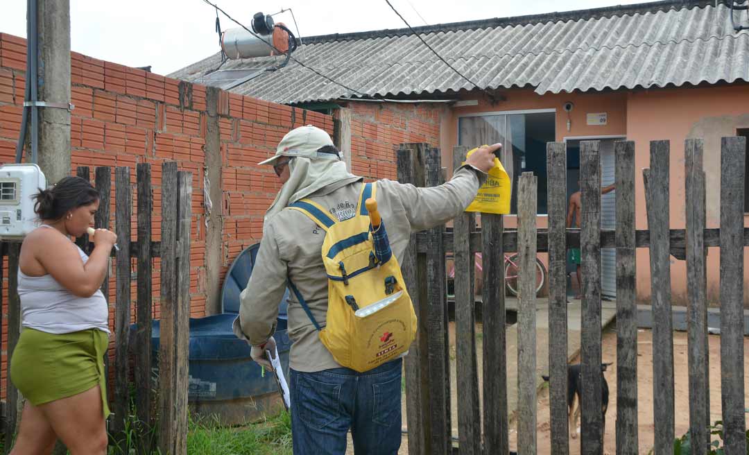 Prefeitura de Rio Branco realiza grande ação de enfrentamento ao mosquito da dengue na Cidade do Povo