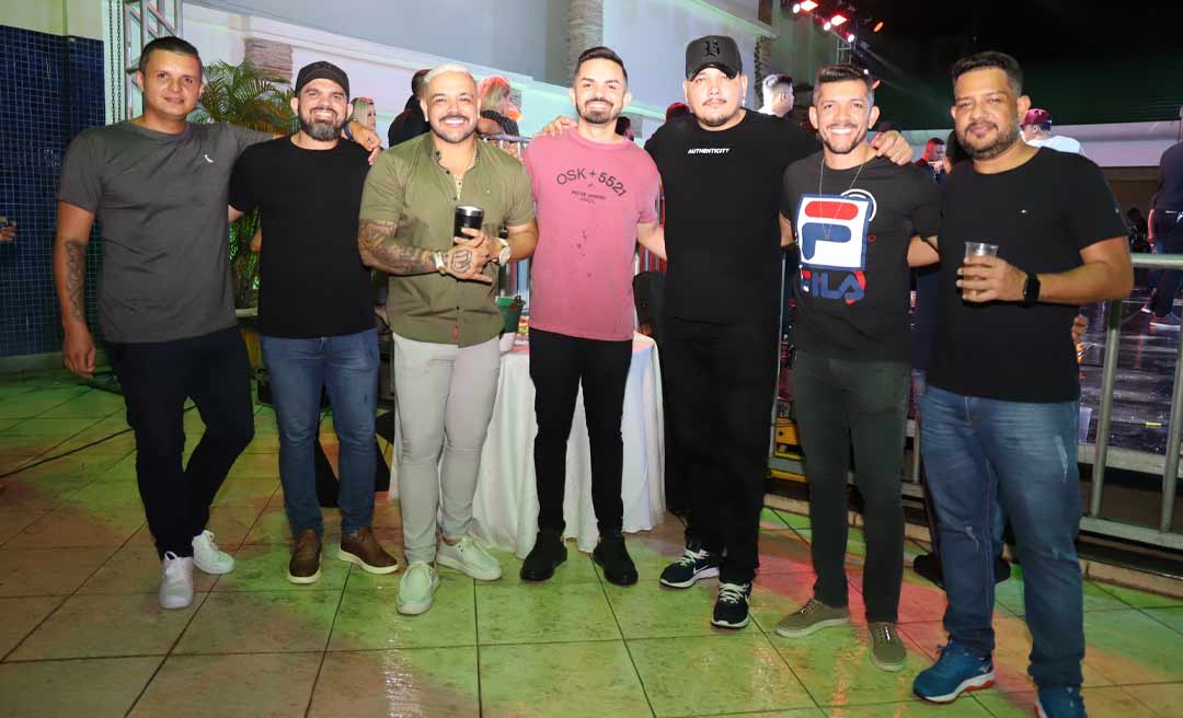 Clientes e amigos lotam hotel Terra Verde para prestigiar aniversário do Samba Brothers