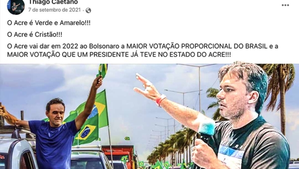 Petecão diz estar “brigando” por bolsonarista Thiago Caetano para o comando do Dnit