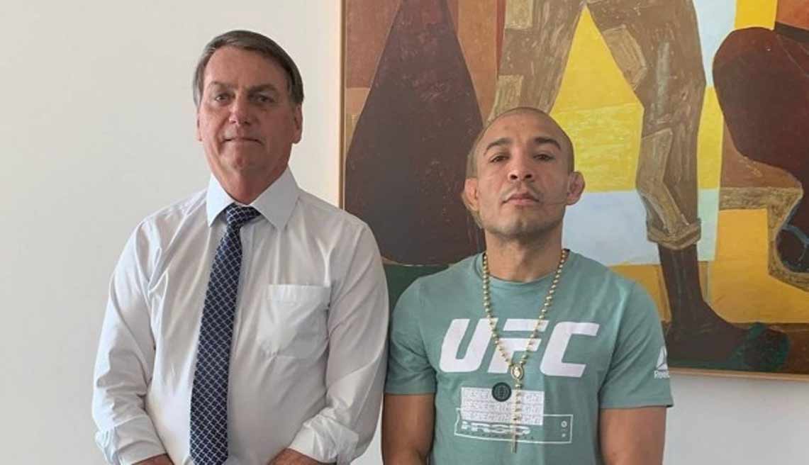 Governo Bolsonaro assinou convênio de R$ 200 mil com ONG de José Aldo, anfitrião do ex-presidente nos EUA