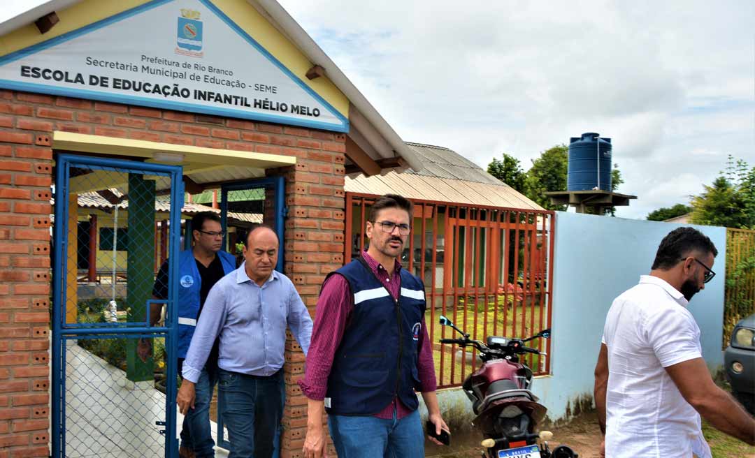 Prefeito Bocalom realiza visita técnica e verifica funcionamentos de escolas e unidades de saúde no Calafate