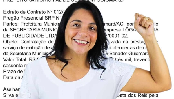 Rosana Gomes, a pior prefeita do Acre, contrata quase R$ 600 mil em outdoors com dinheiro da saúde