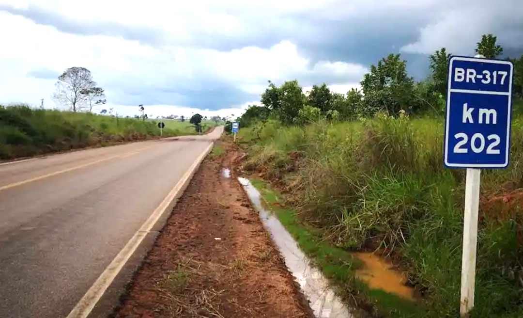 Justiça Federal determina que Dnit garanta verbas para recuperação do trecho acreano da BR-317