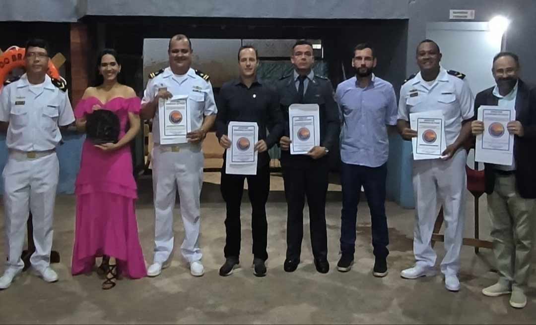 Agência da Marinha em Boca do Acre realiza evento para homenagear militares e civis