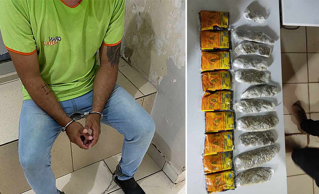 Trabalhador terceirizado é flagrado tentando entrar com pacotes de maconha na FOC