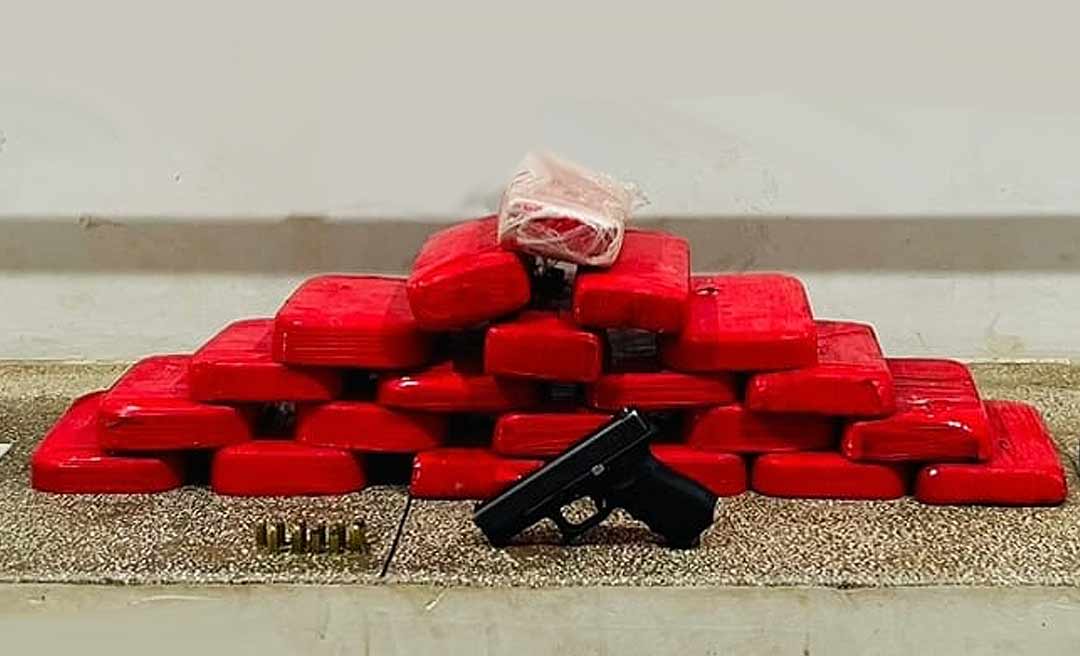 Forças de Segurança apreendem mais de 20 quilos de drogas e arma de fogo em Mâncio Lima