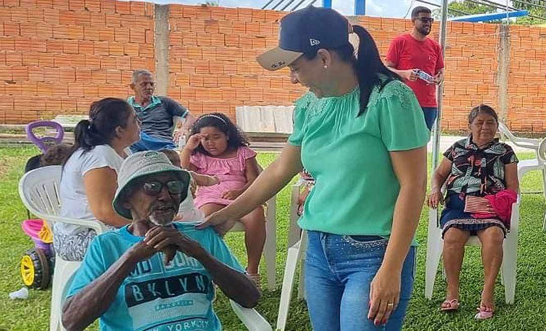 Prefeita Rosana Gomes leva gestão para a zona rural e promove atendimentos na Vila do T