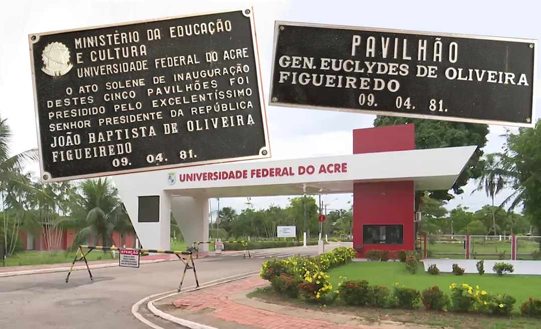 MPF sugere que Ufac troque nomes de blocos que homenageiam políticos da ditadura militar