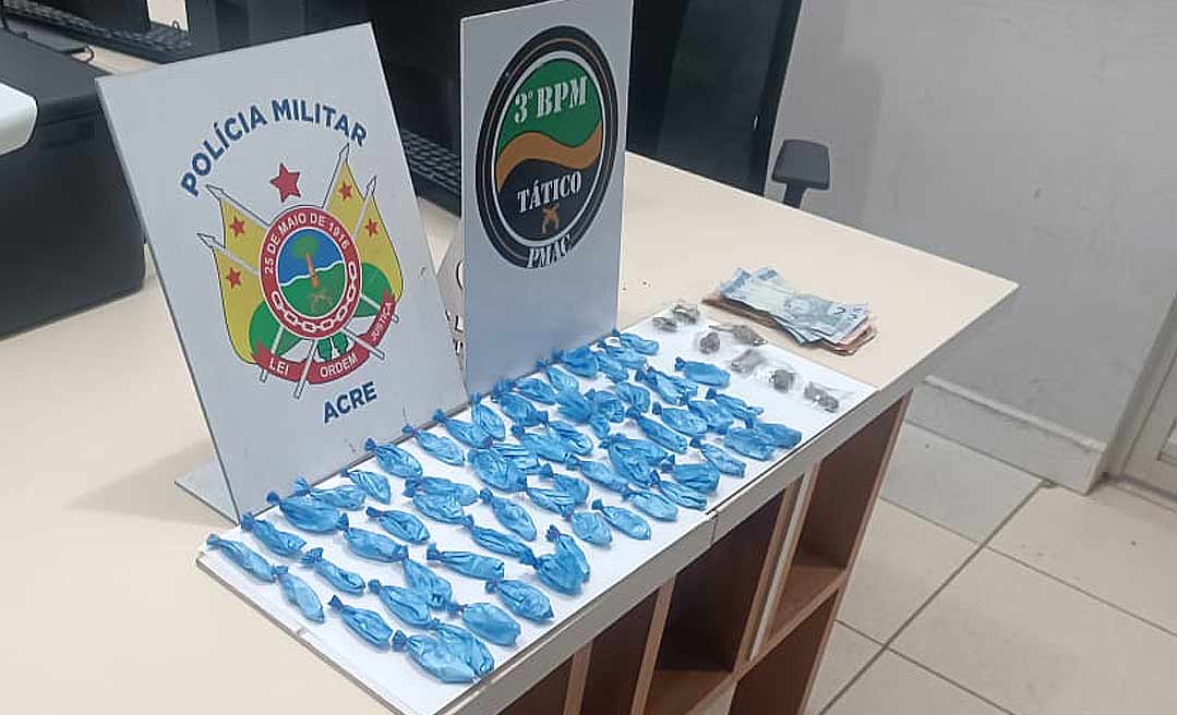 Polícia Militar apreende dois menores traficando drogas no Alto Alegre