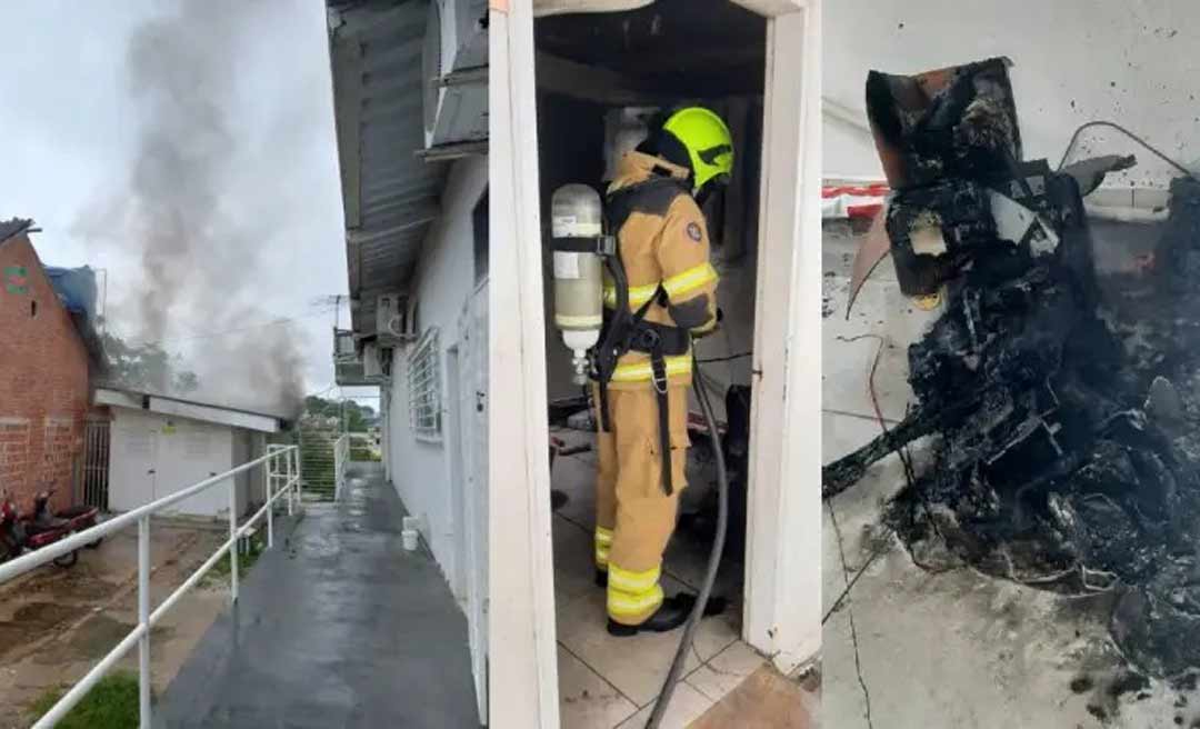 Princípio de incêndio é registrado na Clínica Renal de Cruzeiro do Sul