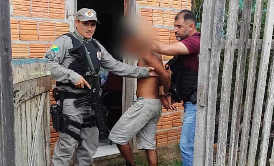 Trabalho integrado entre PCAC e PMAC resulta na prisão de homem que esfaqueou colega durante bebedeira em Xapuri