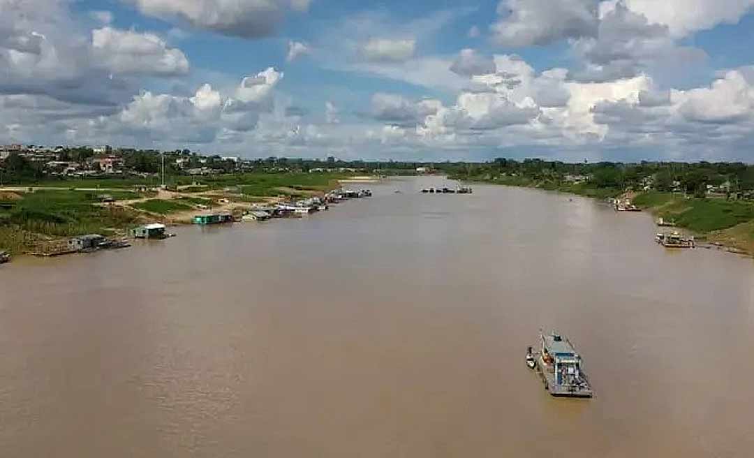 Nível do Rio Juruá segue abaixo do esperado em Cruzeiro do Sul, diz Defesa Civil