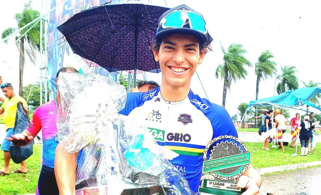 Endril Lima é campeão da categoria elite do Acreano de Ciclismo