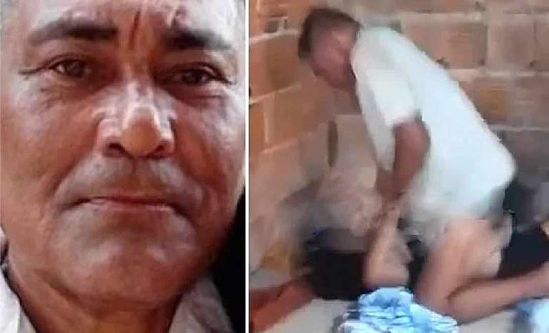 Em vídeo, filha de 8 anos grava o próprio pai espancando a mãe no interior do Acre